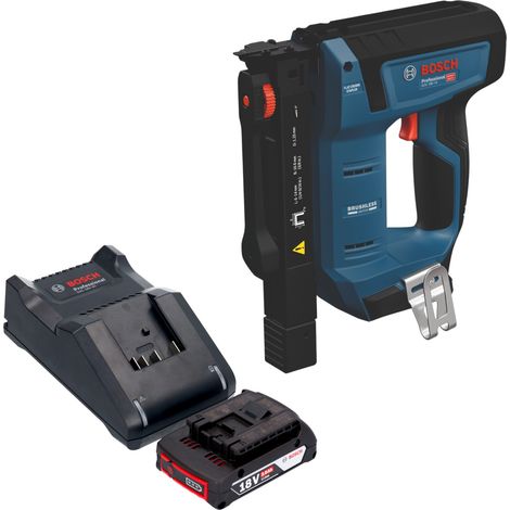 Chiodatrice a batteria Bosch GTH 18V-14 per legno 18 V 10,6 x 6 - 14 mm Brushless + 1 batteria da 2,0 Ah + caricabatterie (1/5)