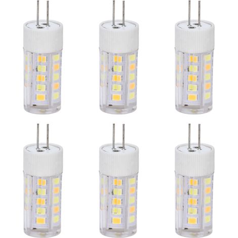 6 Ampoules G4 3W 32LED, 3 Couleurs de Lumière, 220V pour Plafonnier, Applique Murale, Maison ou Bureau (1/5)