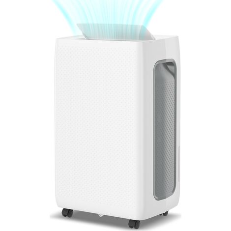 Jiubiaz Déshumidificateur maison 26 L/jour, séchage du linge et oscillation automatique (1/5)