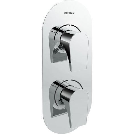 Bristan HOU SHCDIV C Hourglass Recessed Dual Control Shower Valve with Two outlet Diverter (1/3)