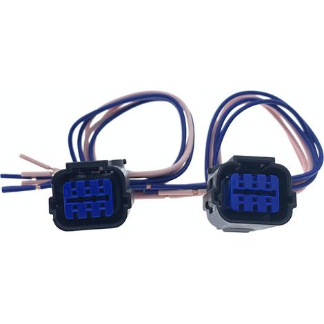 Connecteur de faisceau de câblage de radar de recul compatible avec les modèles Hyundai Mistra, Elantra, Langdong, IX35, Reina, Sonata et Tucson -- JB2228-6P