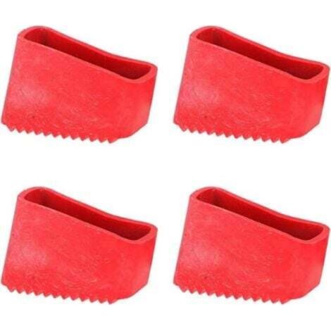 4 Pièces Couvre-Pieds D'échelle, Pieds d'échelle en caoutchouc, pour Escaliers Revêtements en Caoutchouc Antidérapants, Coussin de Protection D'échelle pour échelles Télescopiques (1/4)