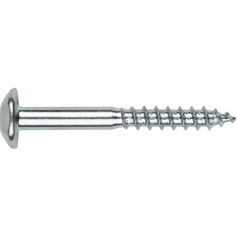 Tornillo Inviolable 07X090Mm Cabeza Red. Cinc Index 100 Pz