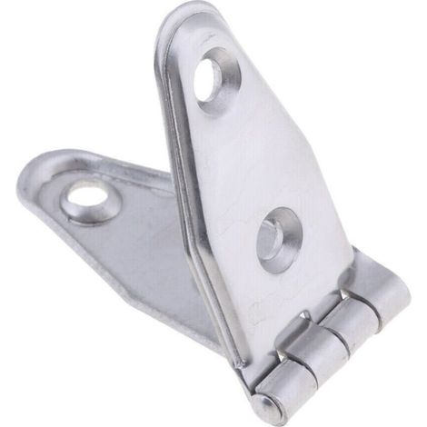 Charnière à bord pressé en acier inoxydable, charnière de pont marine et de yacht 4 pouces 10030, accessoires de quincaillerie marine, face avant polie, surface polie de 4 pouces, charnière de pont an
