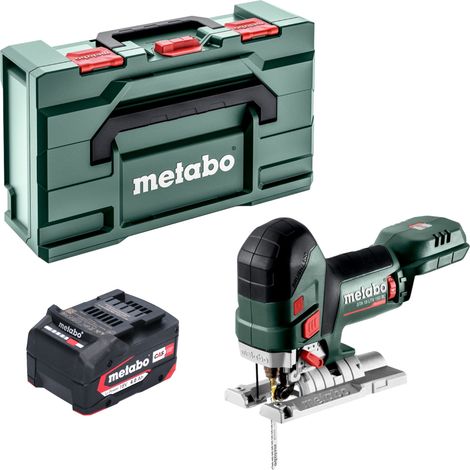 Metabo STA 18 LTX 150 BL Scie sauteuse sans fil 18 V 150 mm Brushless + 1x batterie 4,0 Ah + Metabox - sans chargeur