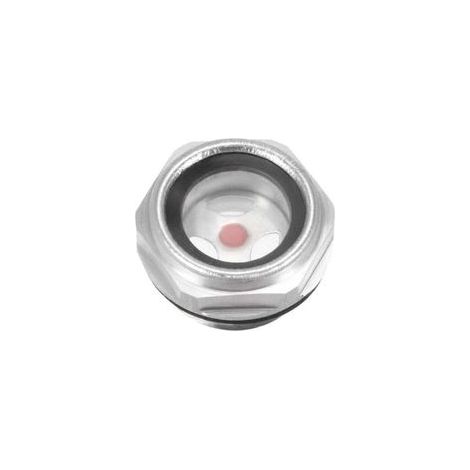 Jauge de Niveau d'Huile en Verre avec Raccord Mâle 1/2 PT pour Compresseur d'Air, Alliage d'Aluminium et Joint Torique (1/3)