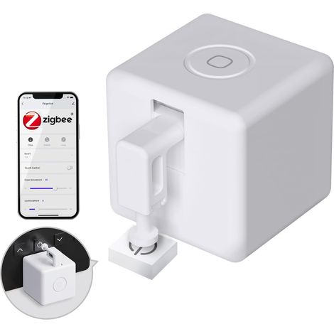 MOES Zigbee Fingerbot Plus Smart Switch Toggle, Pulsante Intelligente Pusher con Controllo Touch,Compatibile con Smart Life/Tuya APP,per Alexa/Google Home e Timer Controllo (1/5)