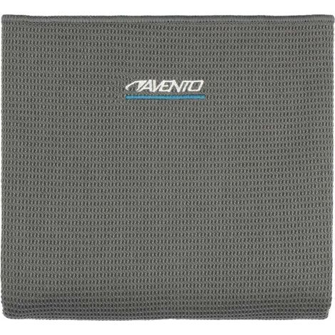 Avento Yoga-Handtuch Grau Silber Rutschfest