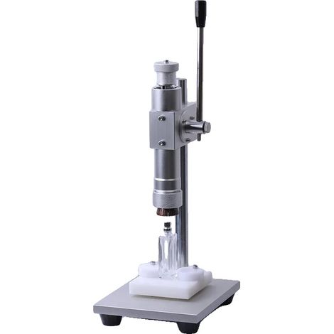 Macchina pneumatica per la tappatura di flaconi di profumo, sistema di sigillatura efficiente, compatibilità versatile, tipo A (1/2)