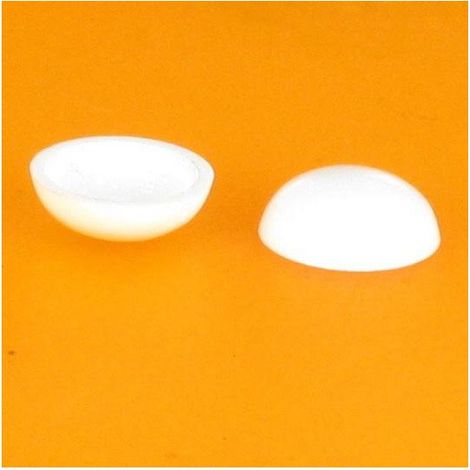 Capuchon Cache vis 11.5X4.7 nylon blanc - 1 pièce