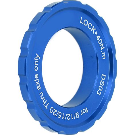 Bague de verrouillage Centerlock MEIJUN pour moyeu de roue, axe de roue, disque de frein, pour vélo de montagne (bleu) (1/5)