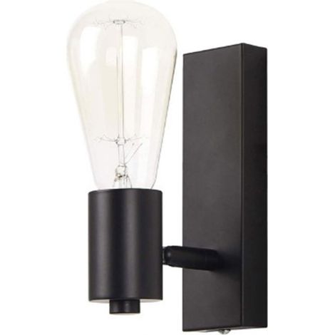 Moderne Applique Murale Éclairage Luminaire Mural Métal Industriel Lampe Murale 350° Rotatif Éclairage Luminaire Mural pour Chambre à Coucher Chevet Bureau Chambre Enfant Porche Allée(Sans Ampoule) (1/5)