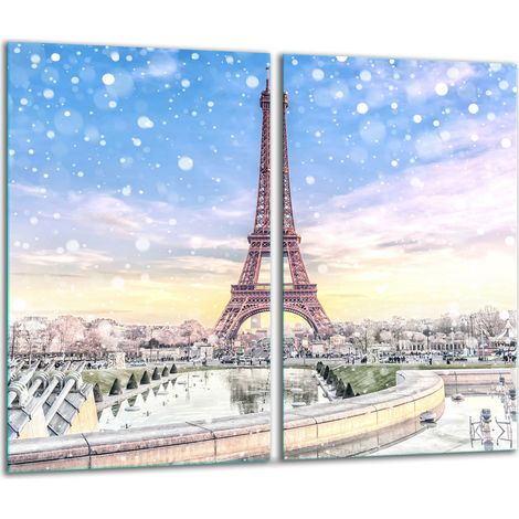 Tabla de cortar de vidrio 2x 30x52 París (1/5)