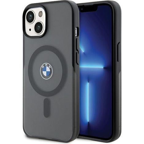 BMW BMHMP15MDSLK iPhone 15 Plus / 14 Plus 6.7" negro/negro carcasa rígida IML Signature MagSafe (1/5)