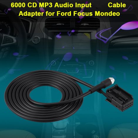 Aux 6000 CD MP3-Adapterkabel für Ford Focus Mondeo, Audioeingang mit Entriegelungsschlüsseln (1/5)