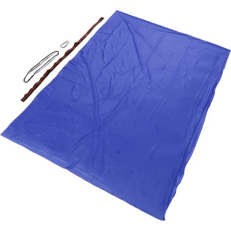Hamac balançoire élastique pour enfants 100 x 280 cm, pour l'intérieur et l'extérieur, bleu foncé (1/5)