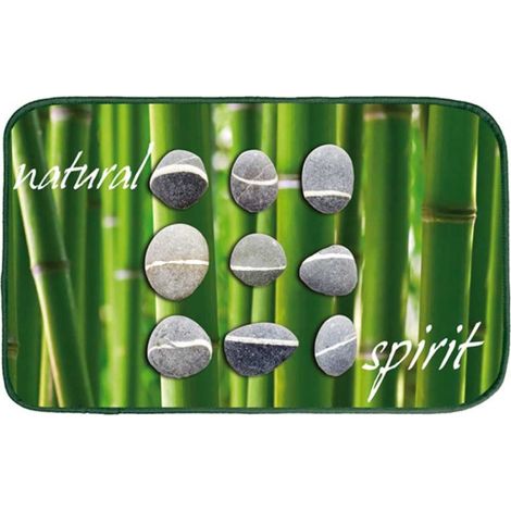 Tapis Velours "Natural" 45x75cm Vert