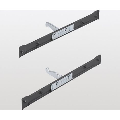 PEKA Fronthalter-Set KB 400/450 mm Hochschrank Standard Anthrazit (1/3)