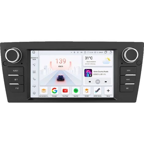 Carplay, Lecteur Multimédia, Intégration Smartphone, compatible avec BMW Série 3 E90 E91 E92 E93 06 - 12, S4-4G 8Core-4G 32G (1/2)