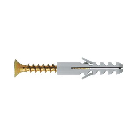 Anclaje de nailon estándar 4x20 + tornillo por 50