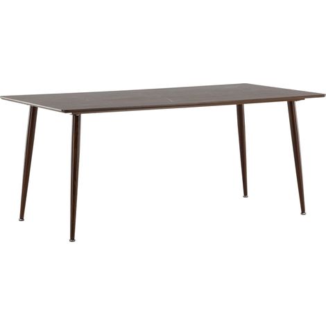 Polar Table à manger 90x180cm, finition noyer. (1/5)