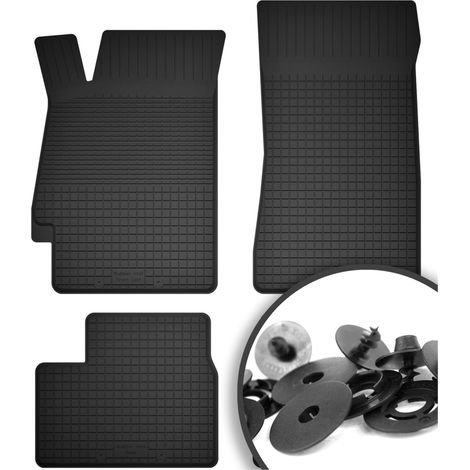 Alfombrillas de goma + topes para: Mazda 323 BJ sedán, hatchback, familiar, camioneta (1998-2003)