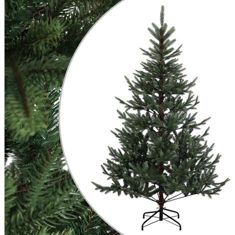 Künstlicher klappbarer Weihnachtsbaum 210 cm PVC und Metall vidaXL (1/5)
