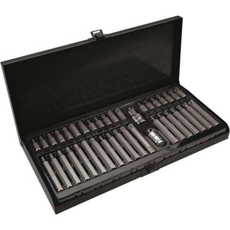Embouts De Vissage - Acier - HEX SPLINE TORX - 30 mm Et 75 mm - 40 Pièces