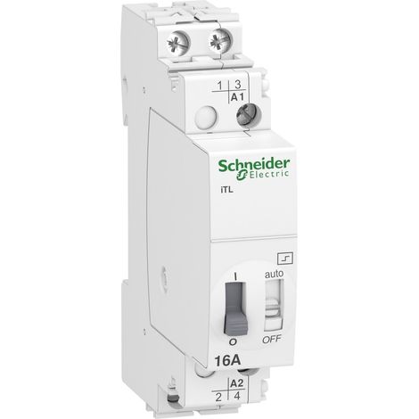 Telerruptor modular Schneider Electric A9C30812 ITL 2P 16A 230VCA 110VCC