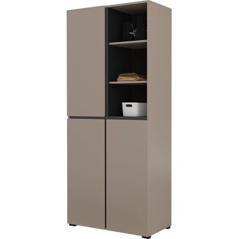 Estante para zapatos Alfere 116, Congo, 79x183x40cm, Aglomerado laminado (1/5)