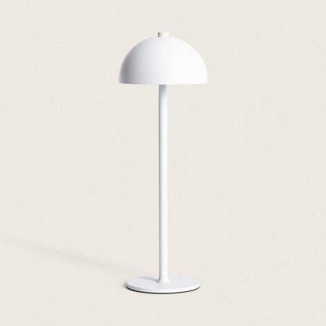 Lampada da Tavolo LED Portatile con Batteria USB Ricaricabile Kael Bianco (1/5)