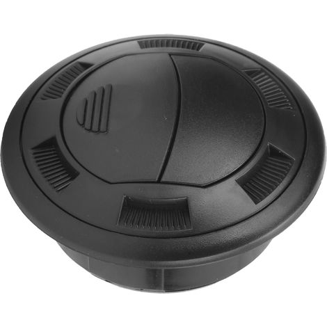 Sortie de climatisation ronde 100/75 mm avec grille noire pour autobus camping-car voiture électrique (1/5)