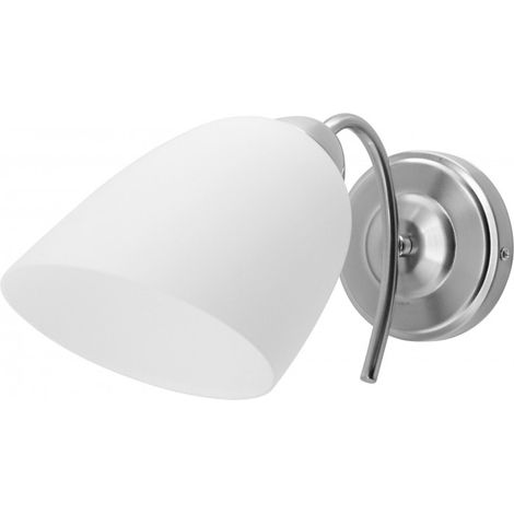 Activejet Aplique clásico simple NIKITA níquel E27 para el salón (1/5)