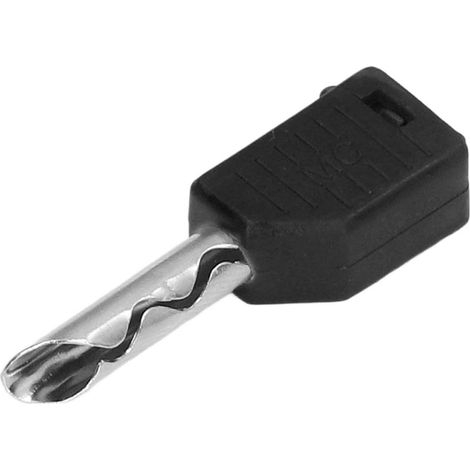 Lot de 100 fiches banane 4mm, transmission stable, résistantes à la corrosion, cuivre pur plaqué nickel, 5 couleurs, pour bateau, connecteurs audio noir (1/5)