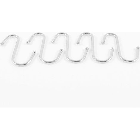 5 pièces Home Bad Edelstahl Ball End Sförmigen Haken Kleidung Handtuchhalter (1a6fb44aa857d3f428e9e7