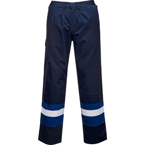 Pantalon Bizflame Plus couleur : Marine/Royal taille S - PORTWEST