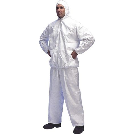 Blouson jetable à capuche 500 modèle PP33 - Blanc-D13496063 - Tyvek