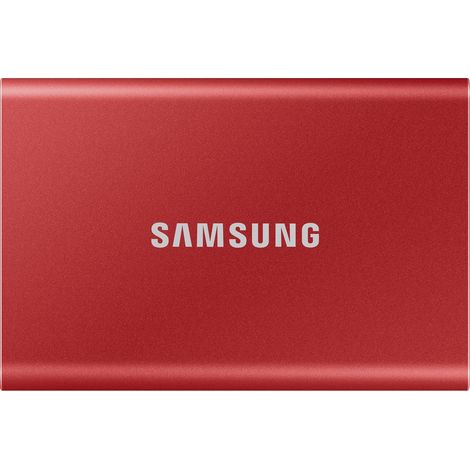 Samsung Portable T7 500 GB Disque dur externe SSD USB 3.1 (2è gén.) rouge MU-PC500R/WW (1/5)