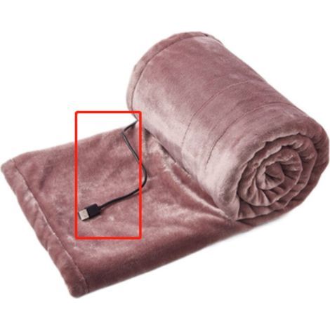Câble de chargement USB pour couverture chauffante électrique – Compatible avec interfaces standard, câble data/charge 2-en-1, 1,5 m, noir (1/2)