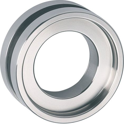 HERMAT Schiebetürmuschel 6401, Edelstahl (1/2)
