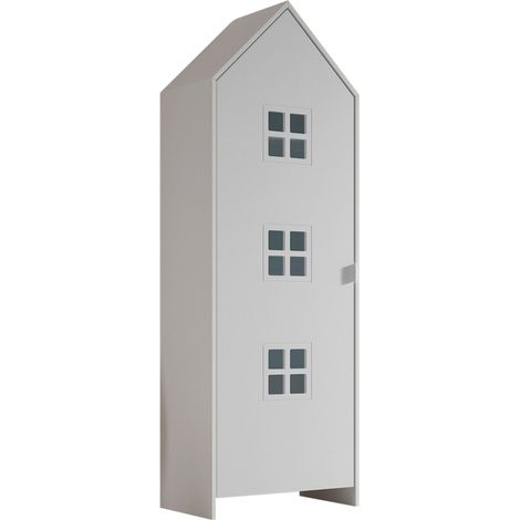 Armoire 1 porte Vipack Bruges Blanc