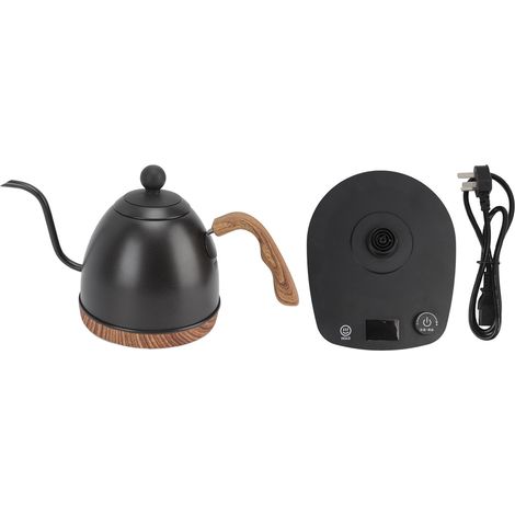 Bouilloire électrique à col de cygne, écran LCD, contrôle intelligent de la température, acier inoxydable 304, cafetière électrique pour maison, 600ml, 220V, prise AU (1/5)