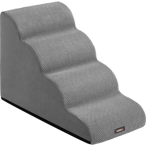 Escalier pour Chien, à 4 Marches, Velours Gaufré, Antidérapant (1/5)