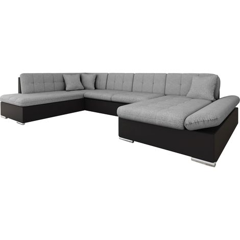 Canapé d'angle Comfivo Tilia I, Soft 011 + Soul 17, Disponible, 345x205x76cm, 0 (1/5)