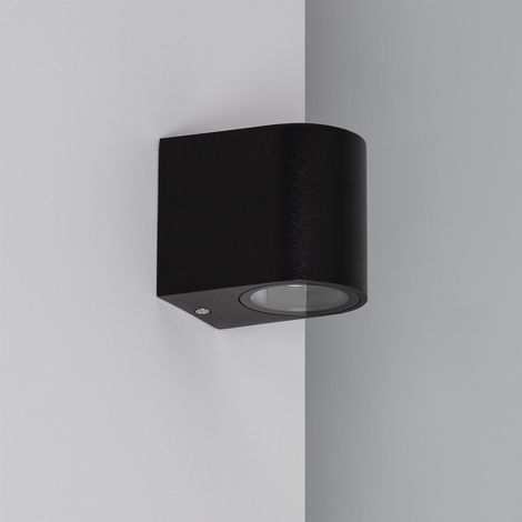 Wandleuchte Aussen Aluminium Gala Schwarz