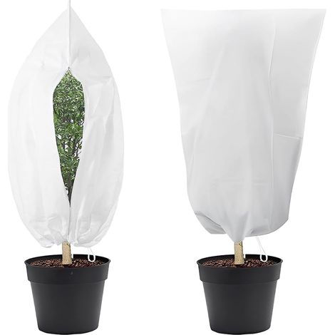 2pcs Voile Hivernage Plante Exterieur, Housse Hivernage Plante Exterieur, Voile d Hivernage, Protection pour Divers Types d'Arbres, 80x100 CM (1/5)