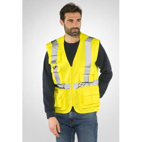 GILET STAR ALTA VISIBILITA'GIALLO (1/3)