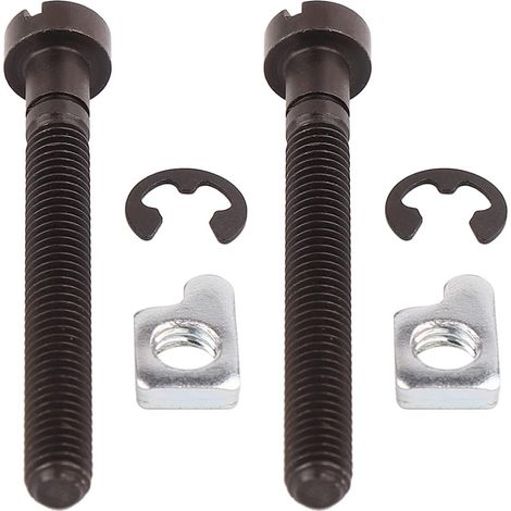 2x vis de réglage de guide-chaîne pour Jonsered 2041 2045 2050 490 590 910 tronçonneuse, vis, clip, écrou papillon (1/5)
