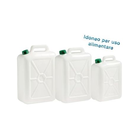 Latta Tanica Alimentare per Acqua in Plastica 30 Litri Ecoplast