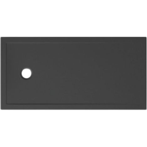 Piatto doccia 70X140 h.3 in ceramica nero opaco Docciatre Plus di (1/2)